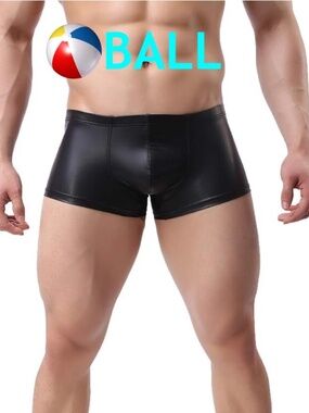 Ball Vegan Leather Stretch Shorts XXL runs small 34-40" waist Gently worn